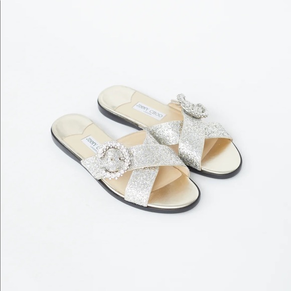 Jimmy Choo sparkley Sandals - Picture 5 of 7